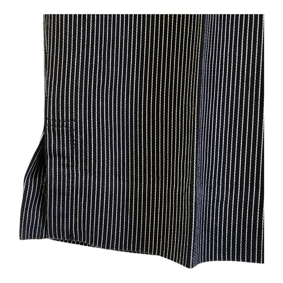 Worthington Women's Stretch Pants Flat Front Ankle Length Size 8 Black Striped - Picture 10 of 10